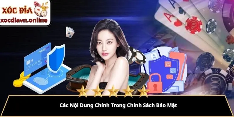 Các Nội Dung Chính Trong Chính Sách Bảo Mật 